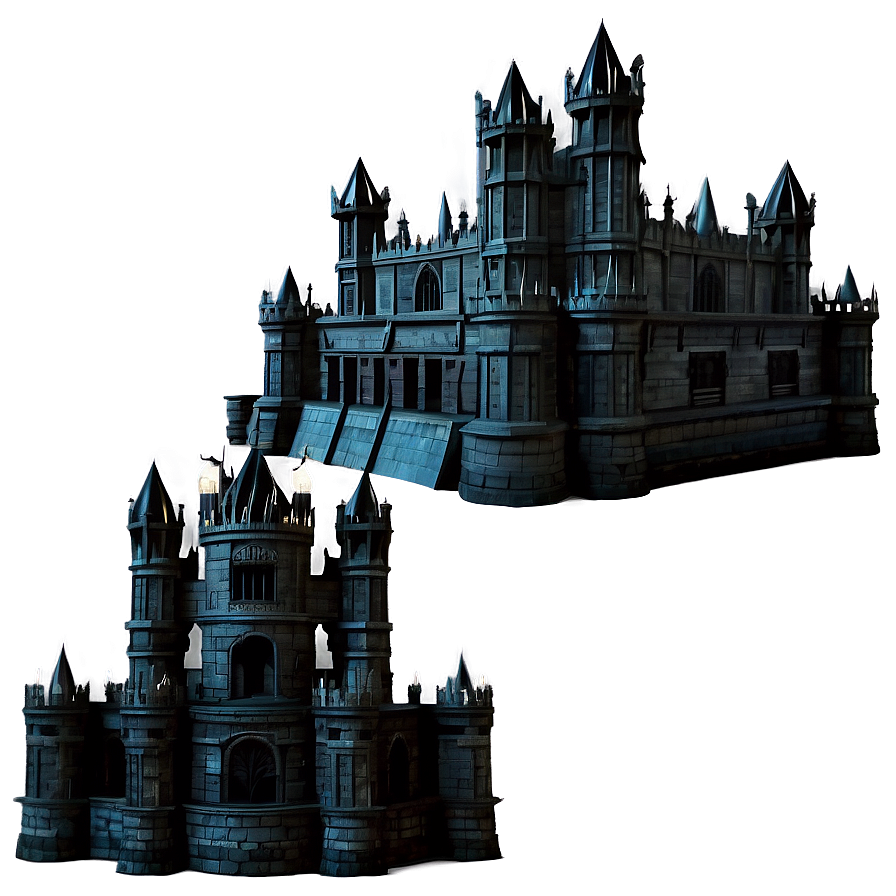 Download Black Gothic Castle Png Kwi33 | Wallpapers.com