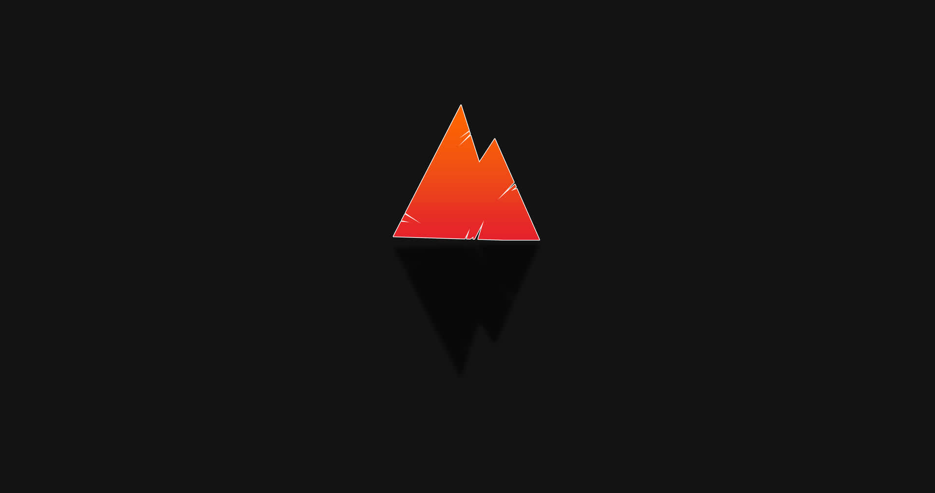 Download A Fire Logo On A Black Background Wallpaper | Wallpapers.com