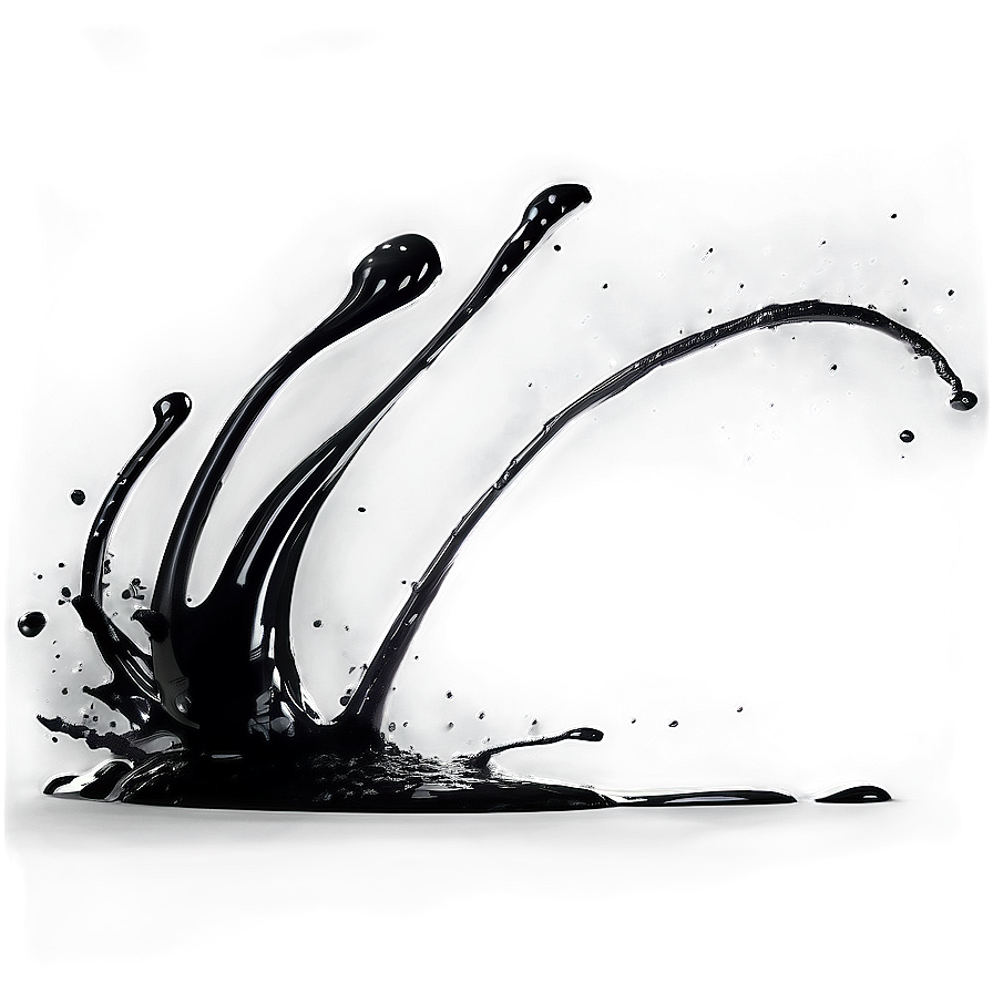 Black Gradient Splash Png 32 PNG