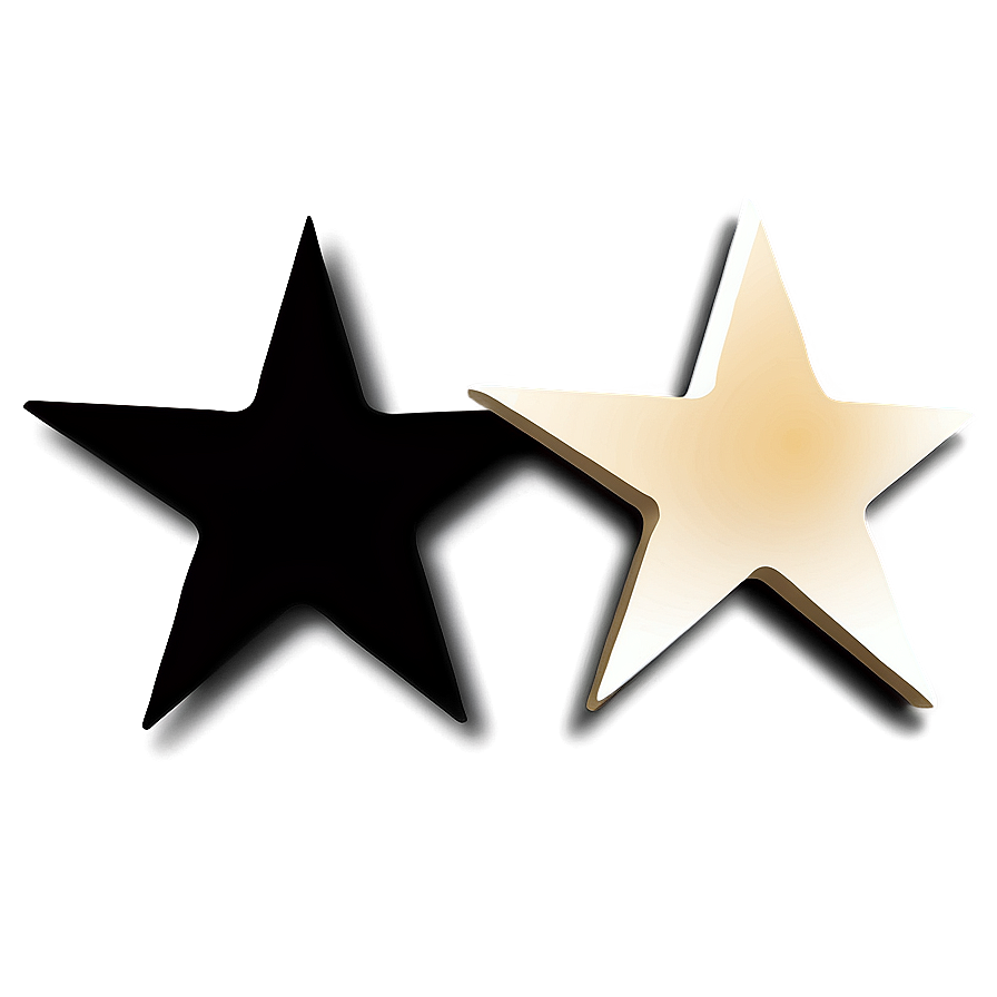 Black Gradient Star Png 05252024 PNG
