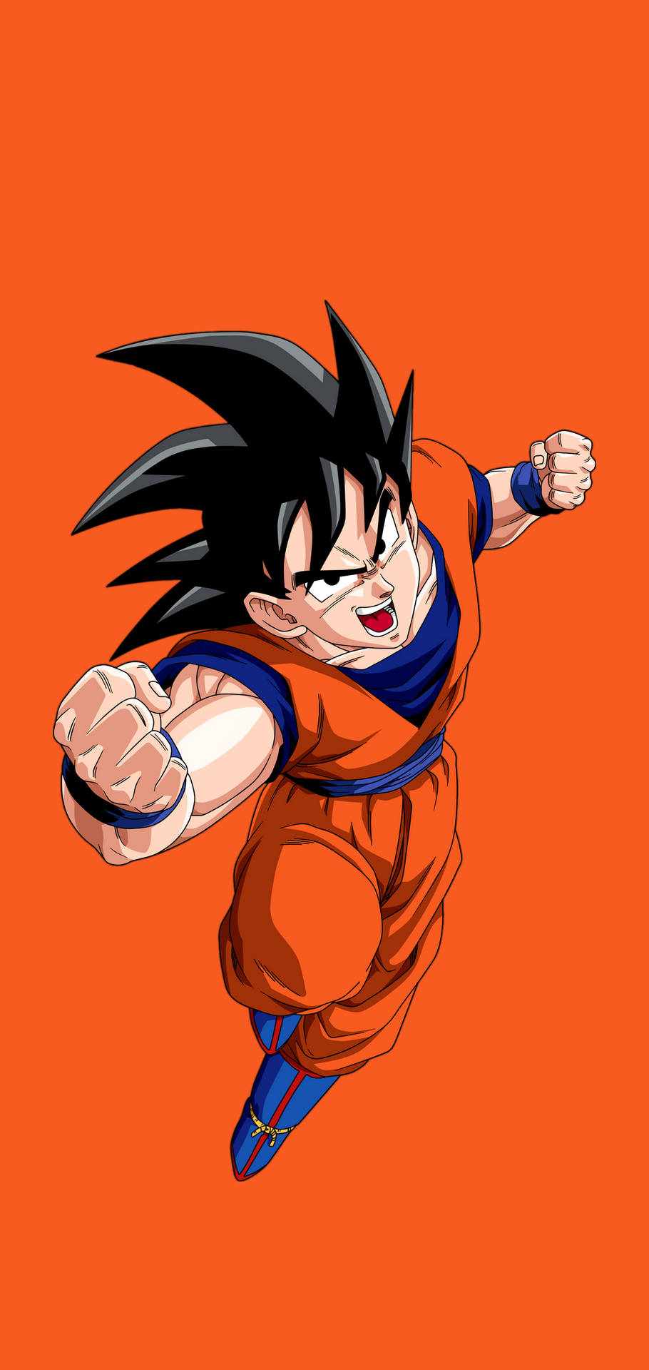 Black Hair Adult Son Goku Iphone Background