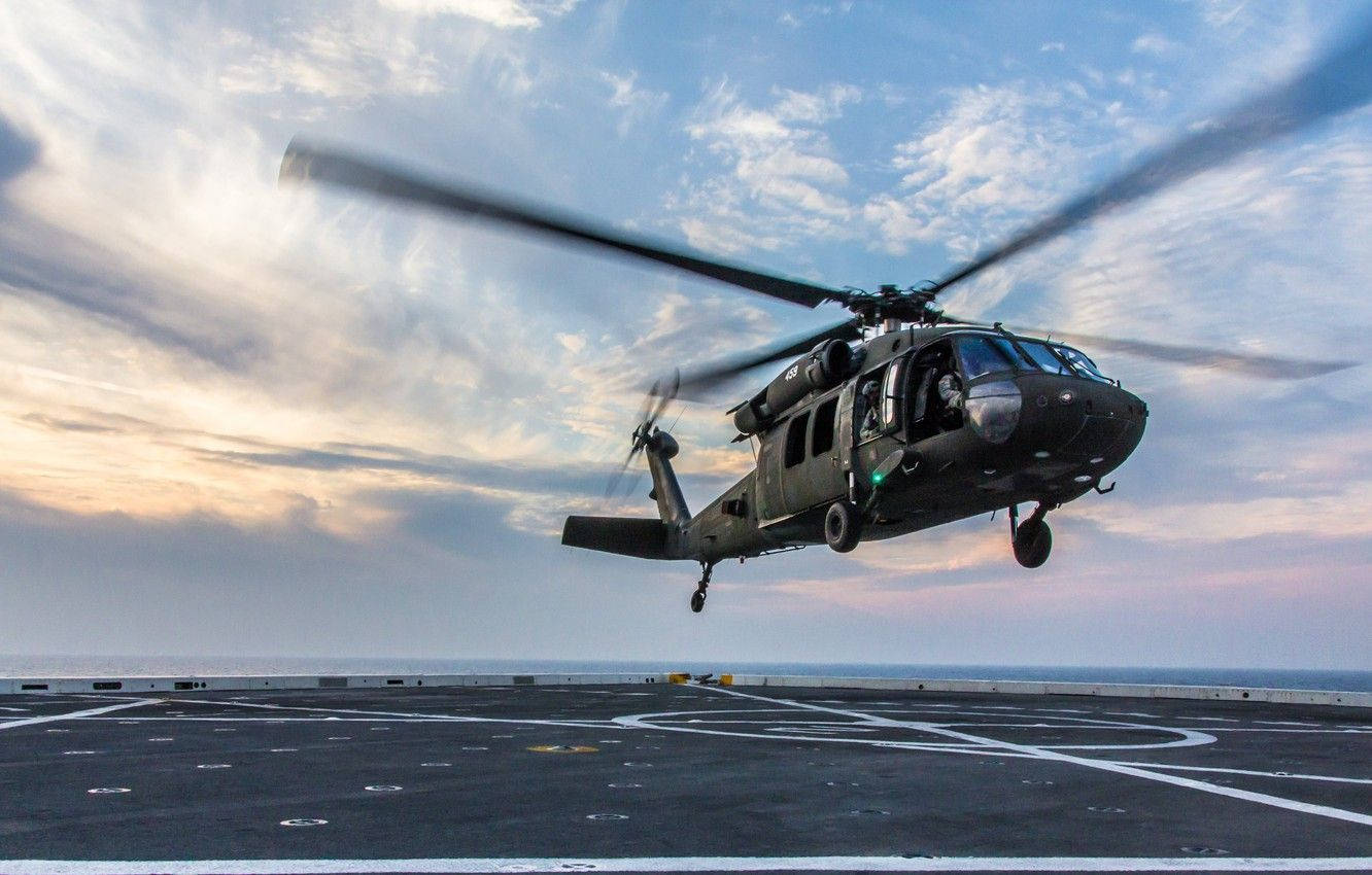 Download Mh-60m Black Hawk Helicopter Model Wallpaper 