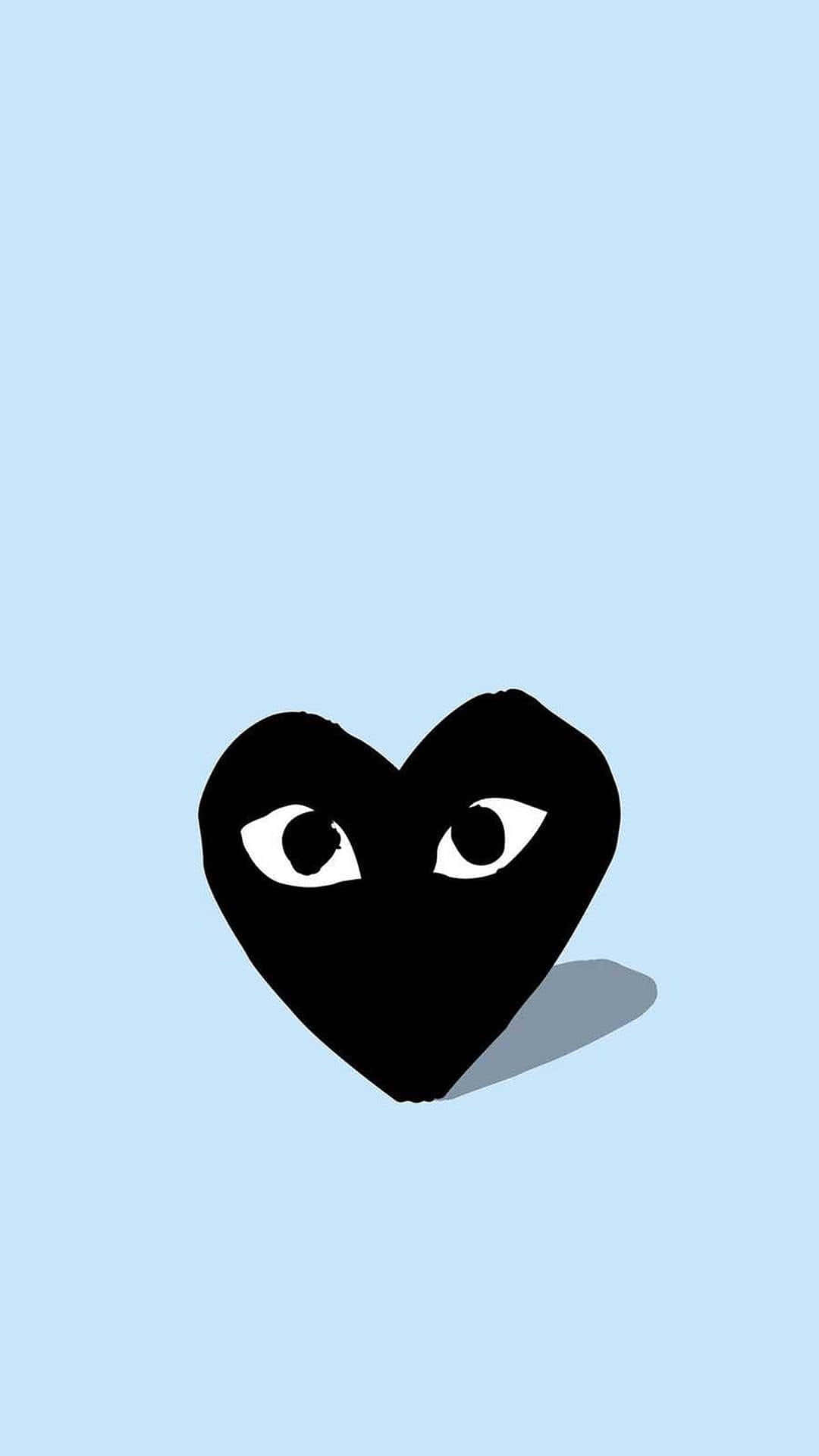 Black heart of love