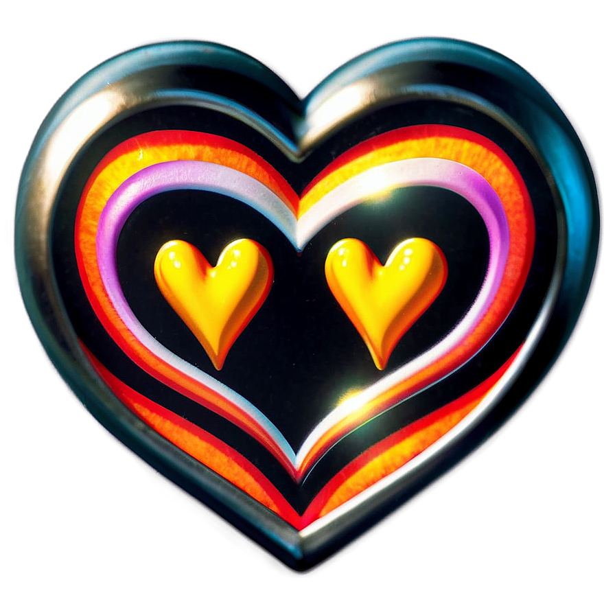 Black Heart Button Png Tfy89 PNG