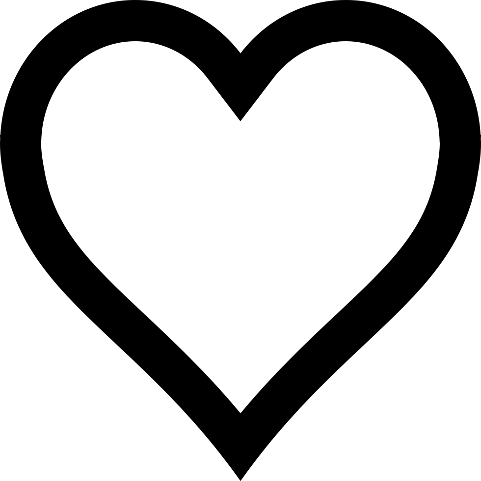 Black Heart Emoji Symbol PNG