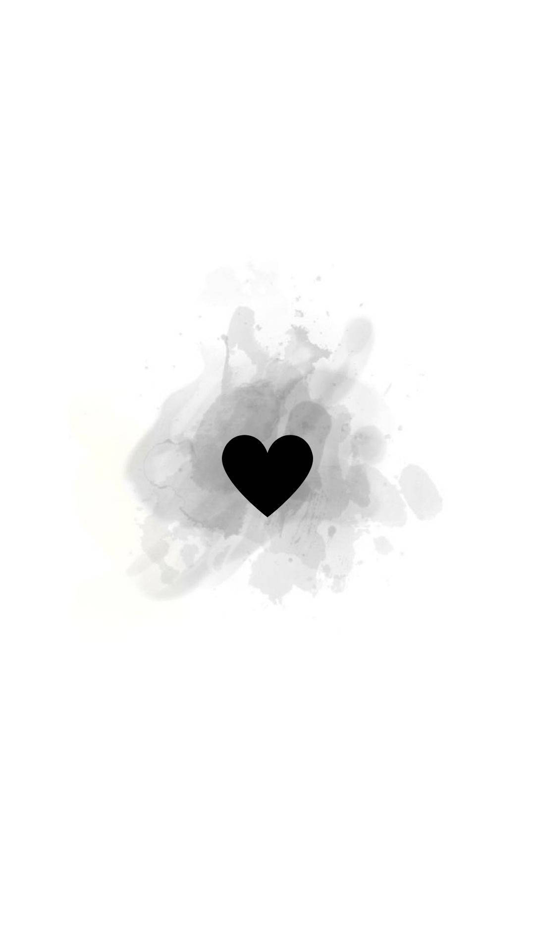 Black Heart In Smoke Wallpaper