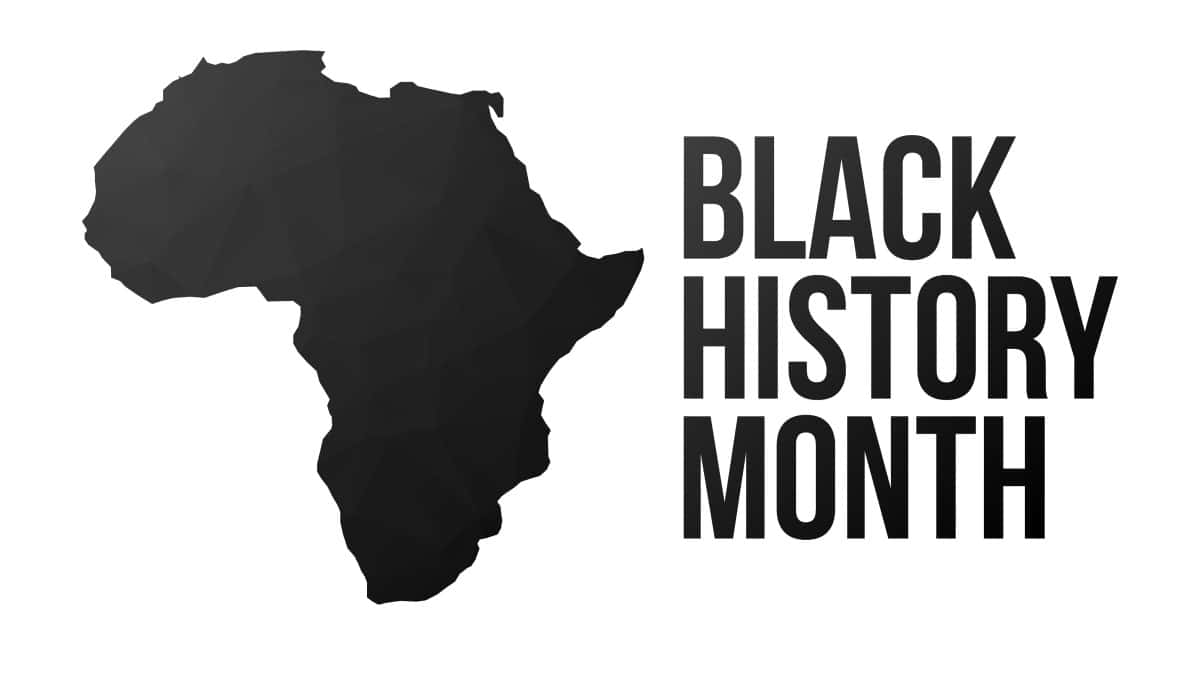 Black History Month African Continent Graphic Wallpaper