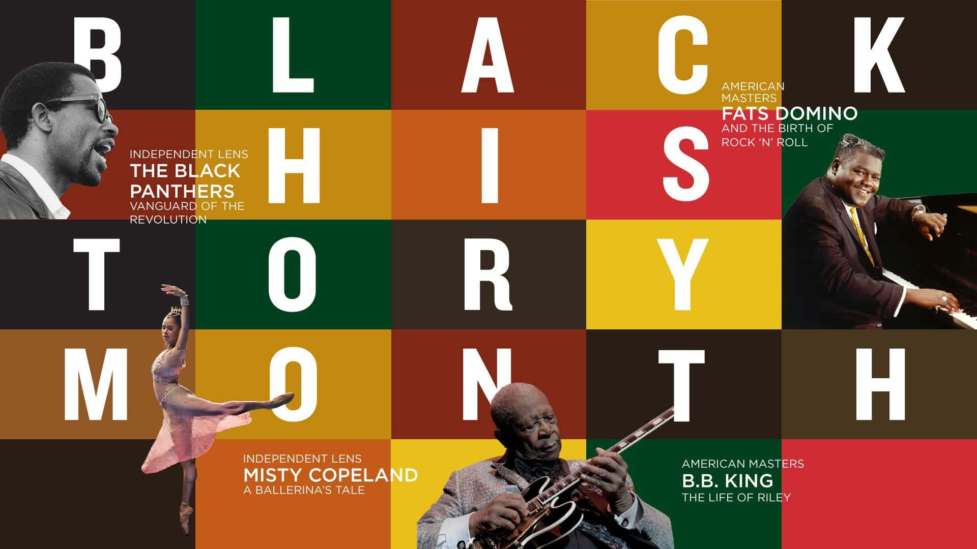 Dokumentarfilmog Film Collage Baggrund Til Black History Month.