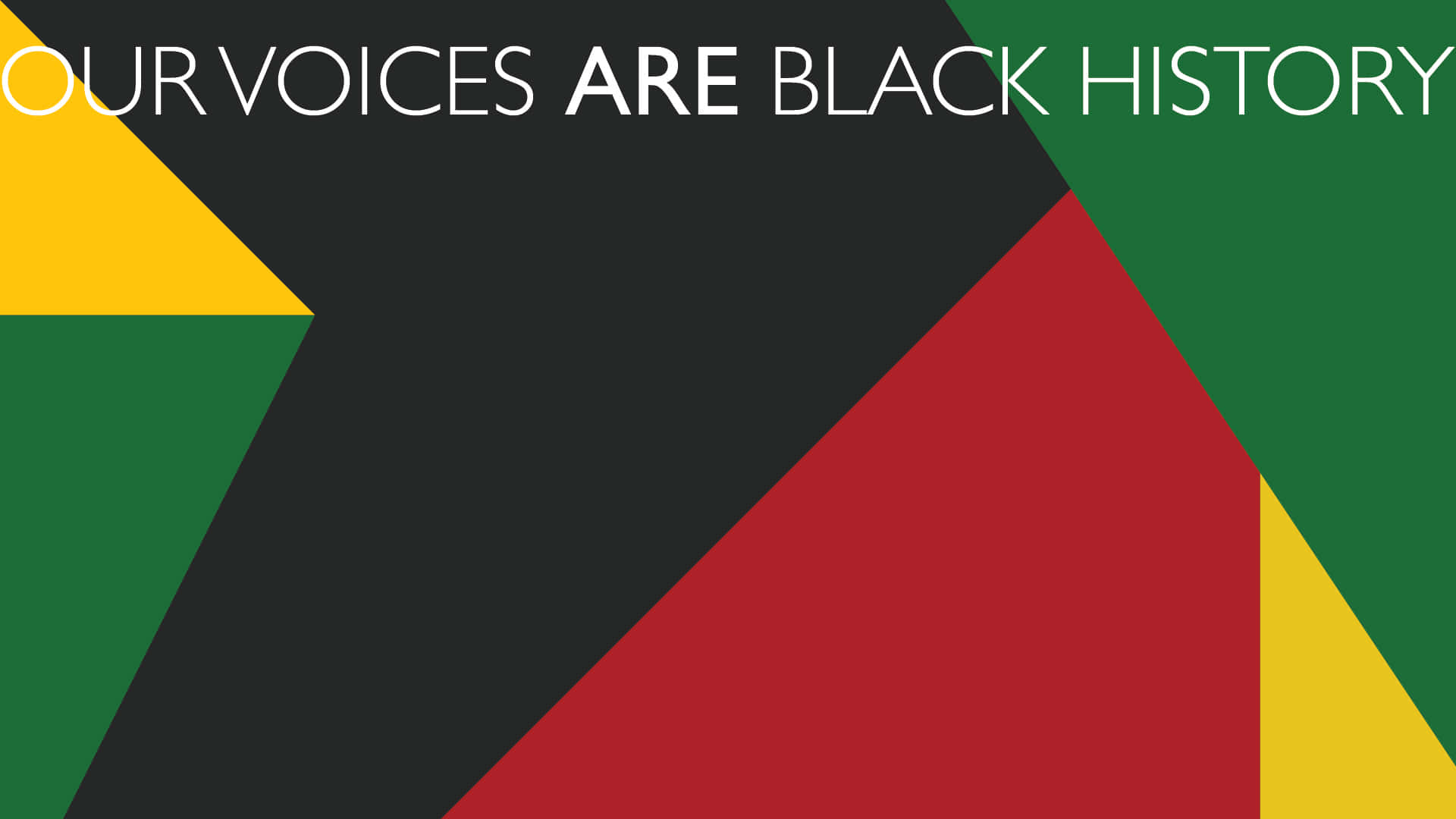Hintergrundfür Computer- Oder Handy-wallpaper: Große Geometrische Figuren Für Den Black History Month.