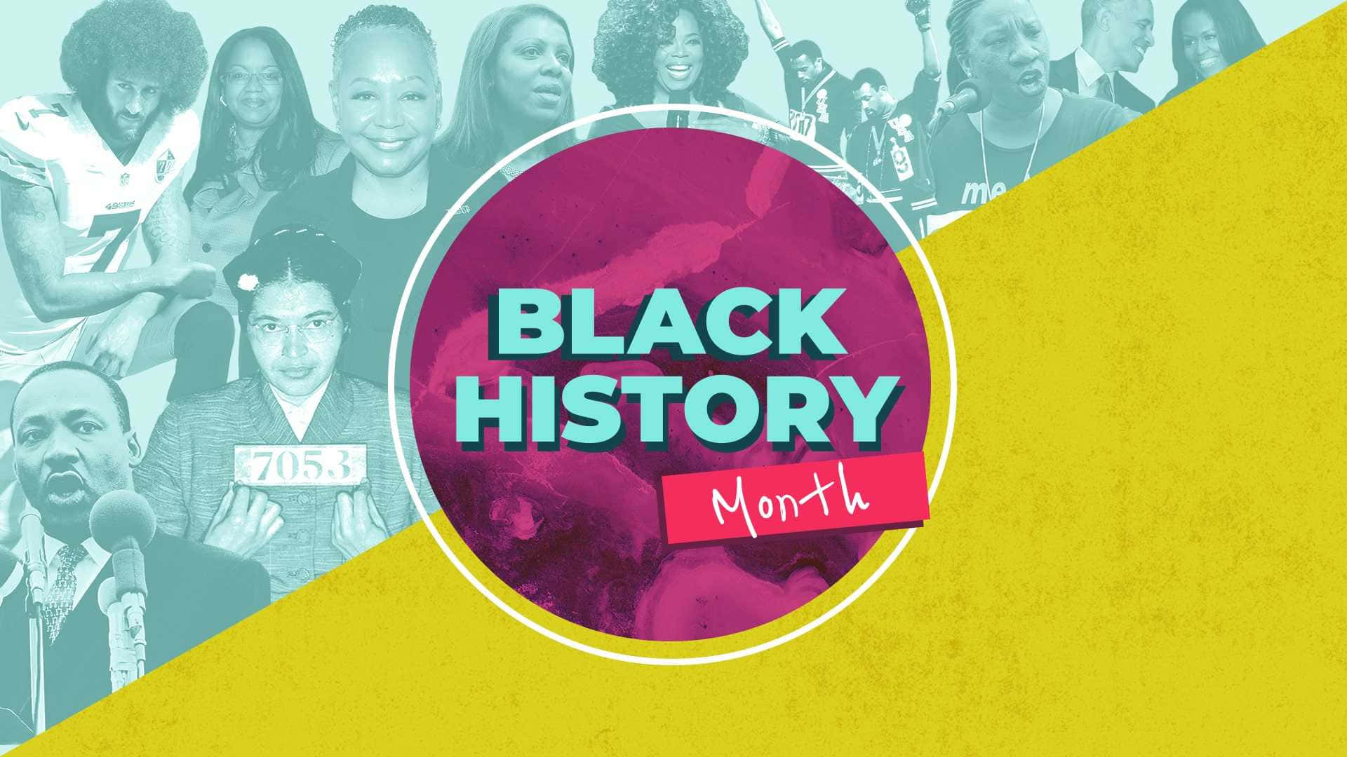 Legendäresymbole Hintergrund Zum Black History Month