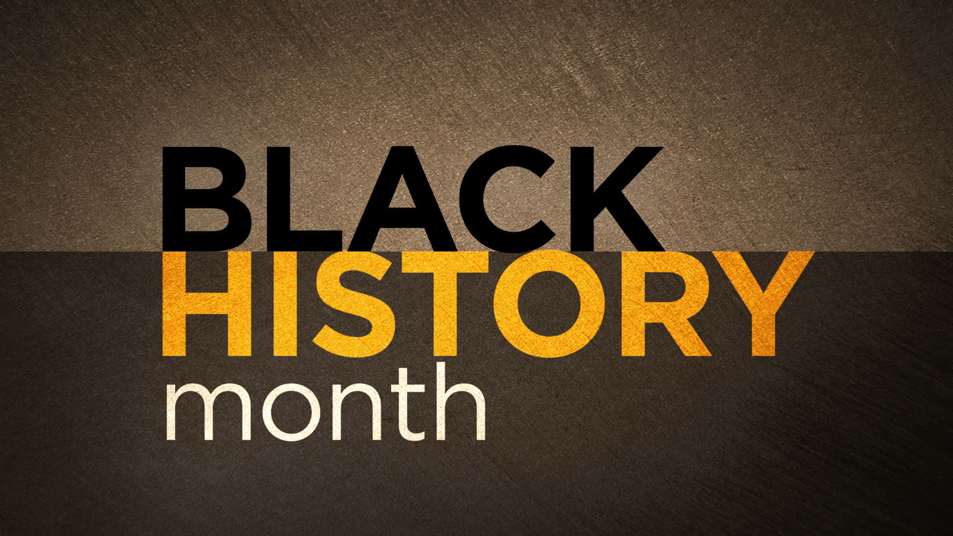 Big Typography Black History Month Background