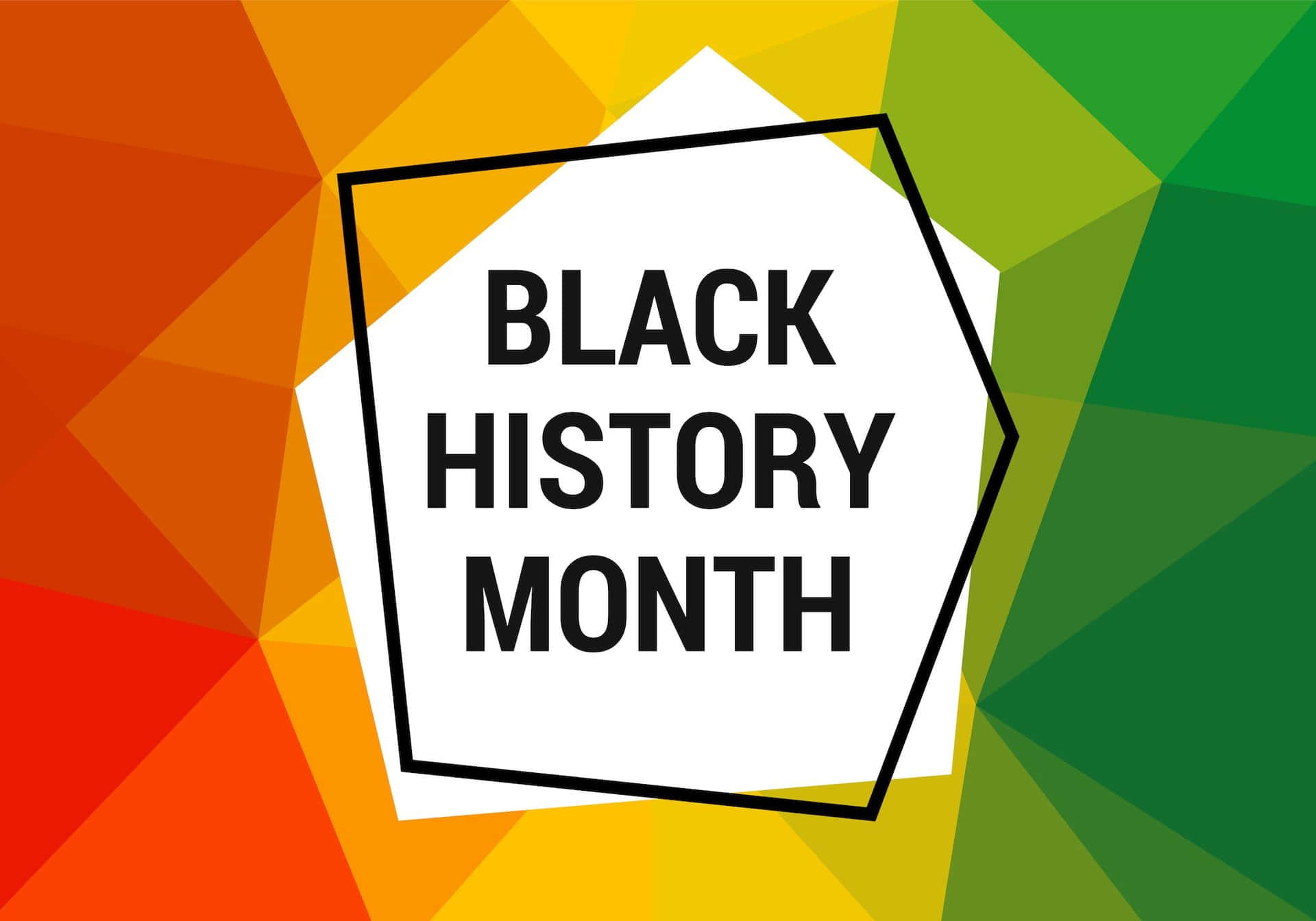 Black History Month Celebration Banner Wallpaper