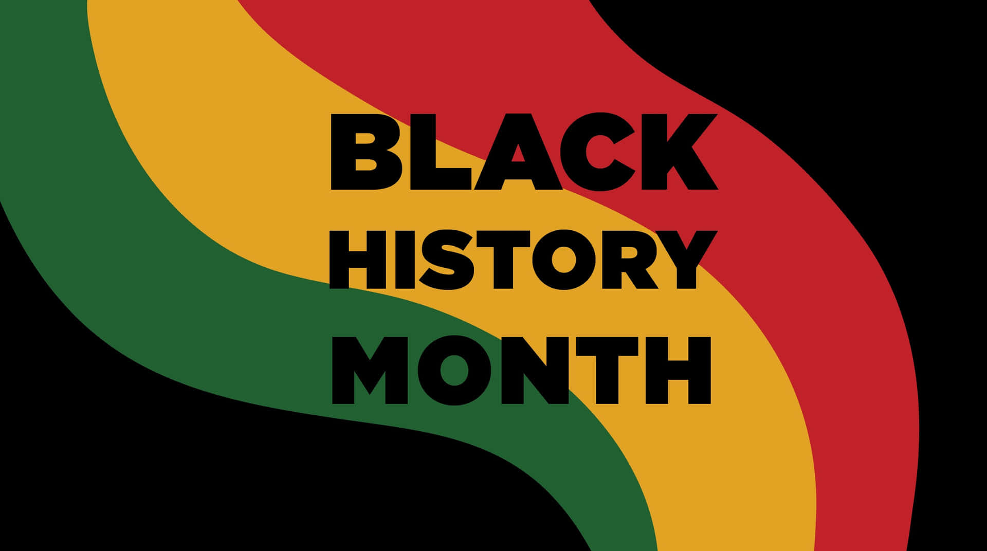 Black History Month Celebration Banner Wallpaper