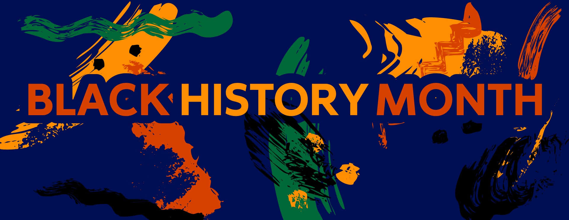 Black History Month Celebration Banner Wallpaper