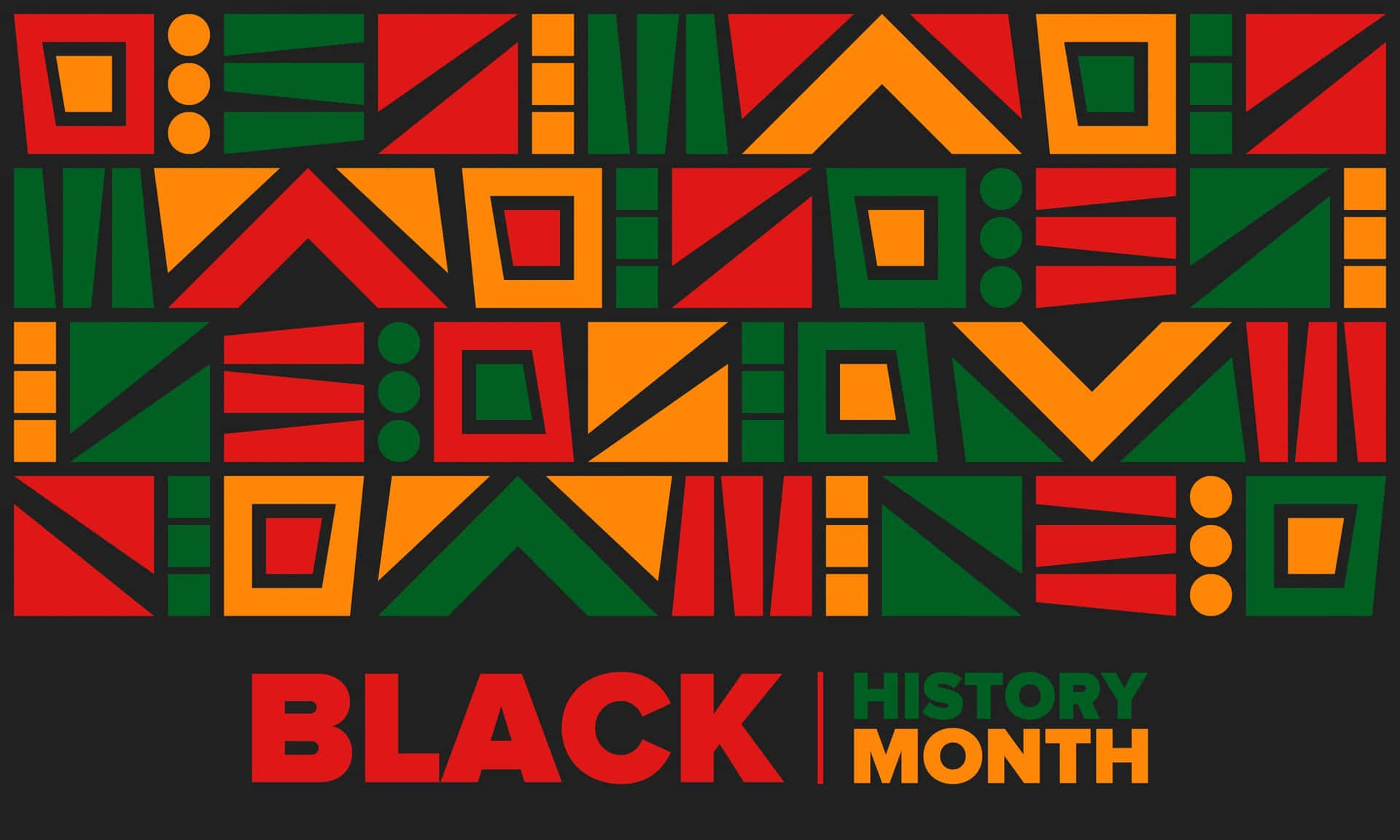 Black History Month Celebration Banner Wallpaper