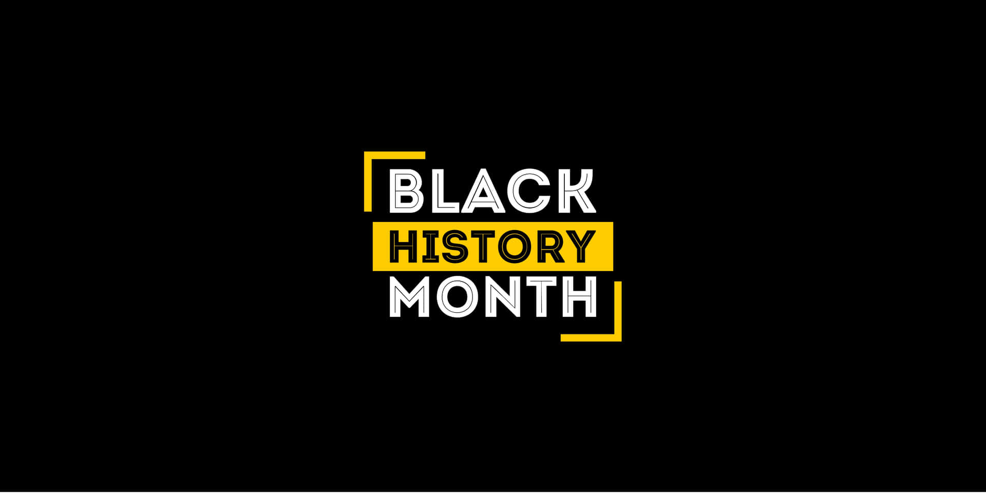 Black History Month Celebration Banner Wallpaper