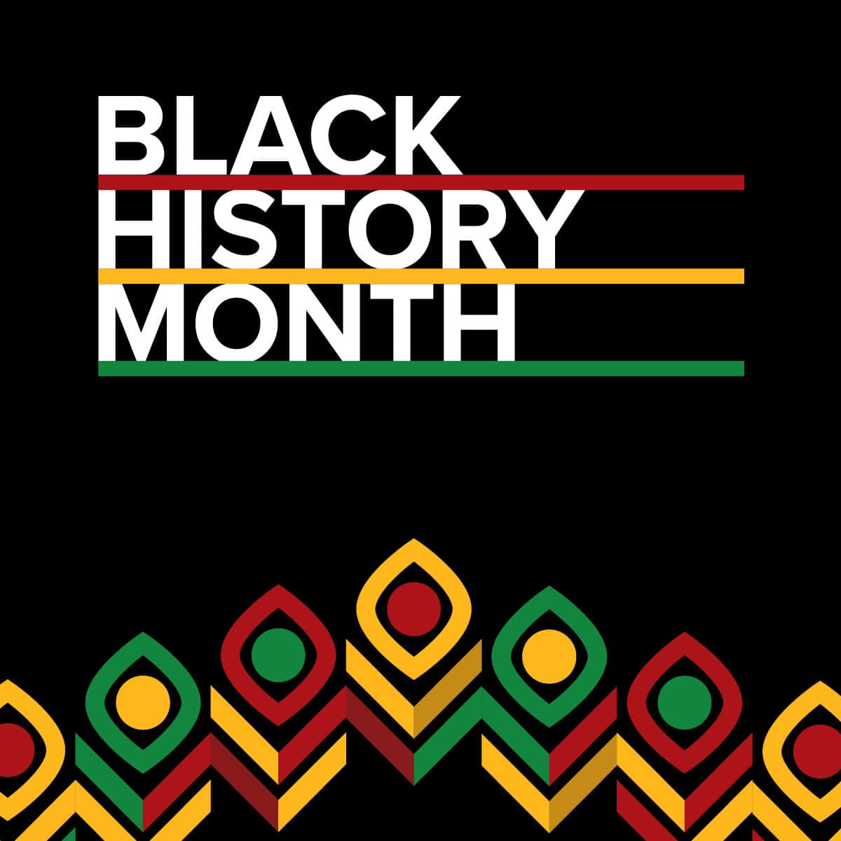 Black History Month Celebration Banner Wallpaper