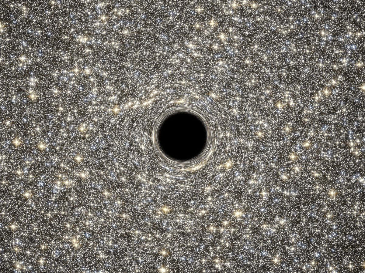 The Black Hole Hubble Telescope captures an amazing view of deep space.