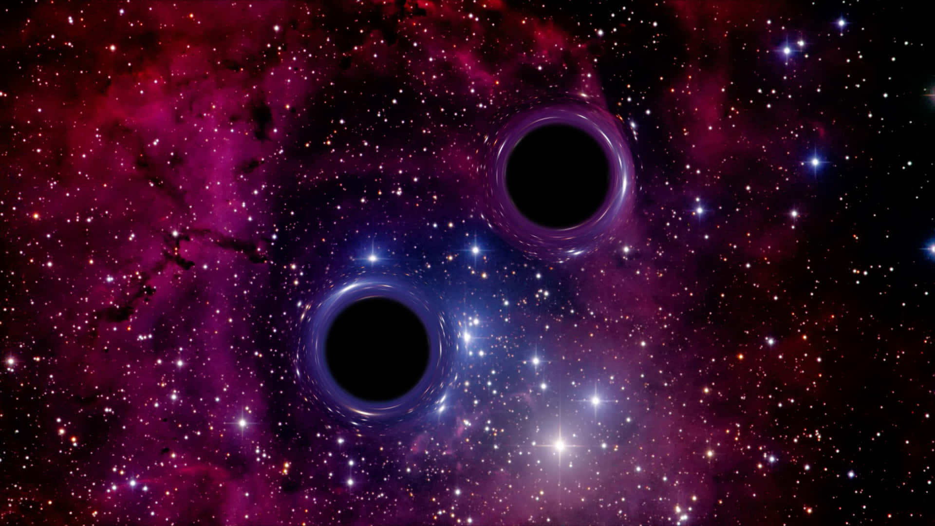 Ennasa-foto Av Det Svarta Hålet Som Fångats Genom Hubble-teleskopet.