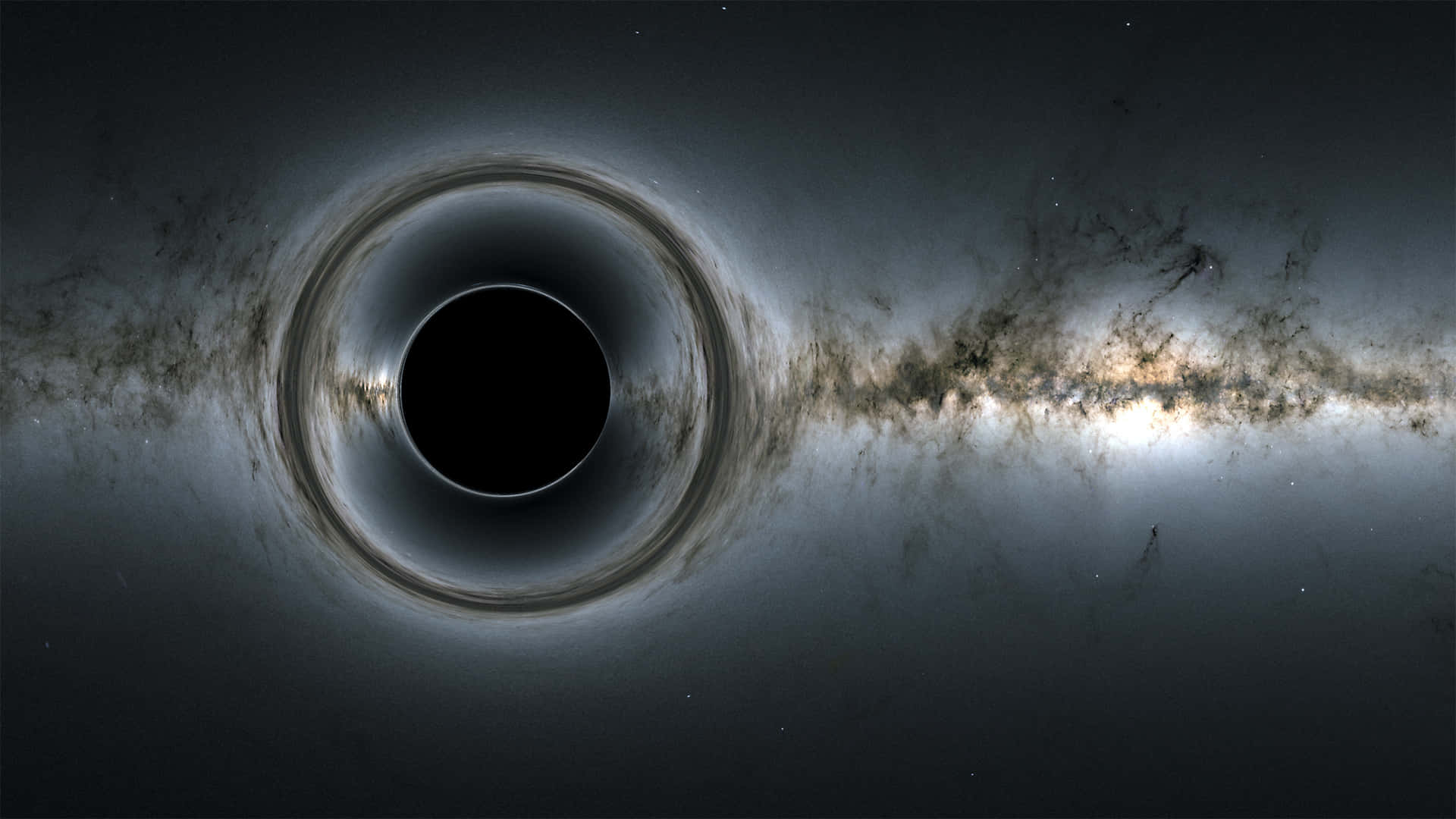 A Black Hole Captured By The Hubble Telescope