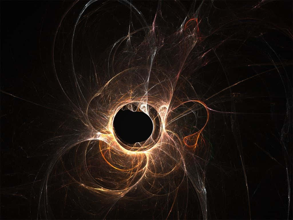 Black Hole Sun in Space Wallpaper