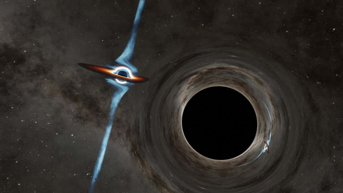 A Celestial Image of a Black Hole Sun Wallpaper