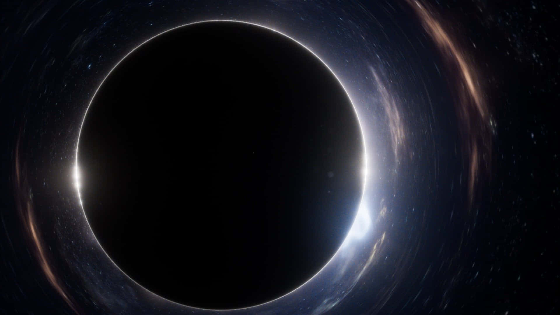 "Look Inside the Event Horizon of a Black Hole Sun" Wallpaper