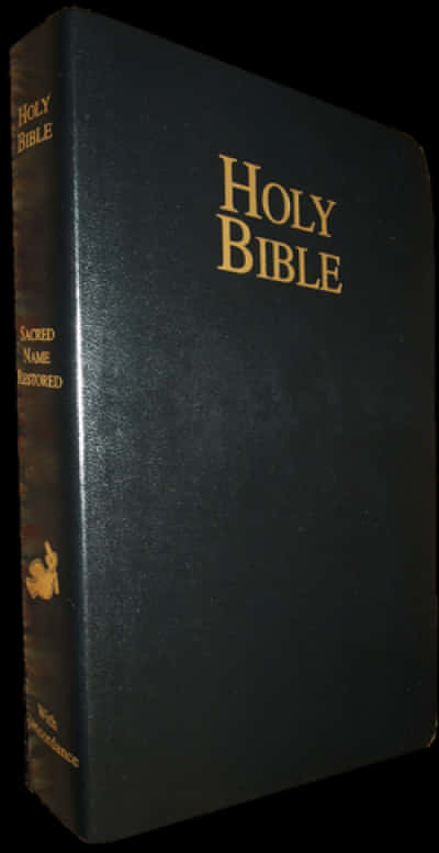 Black Holy Bible Cover PNG