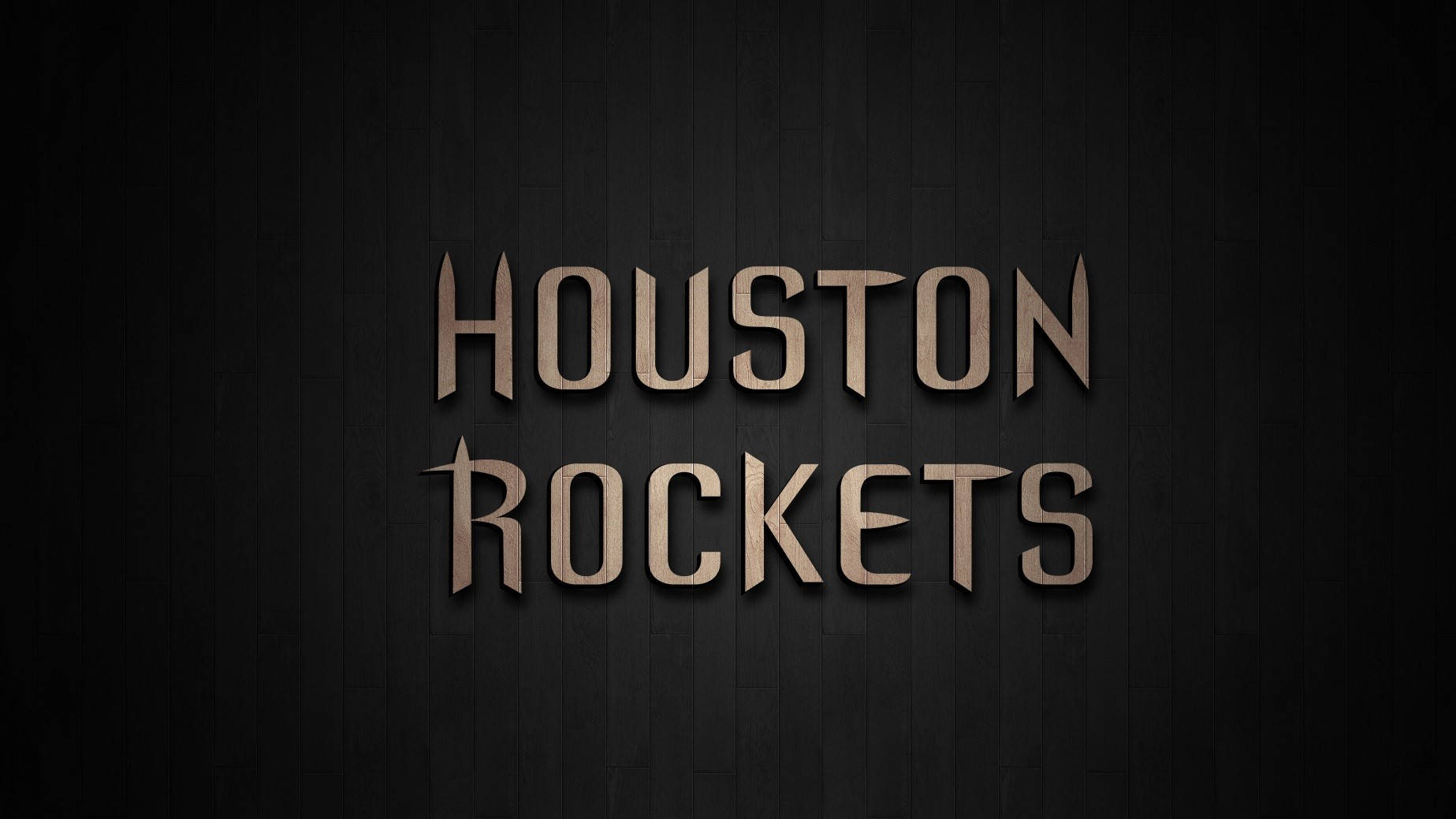 Black Houston Rockets Wallpaper