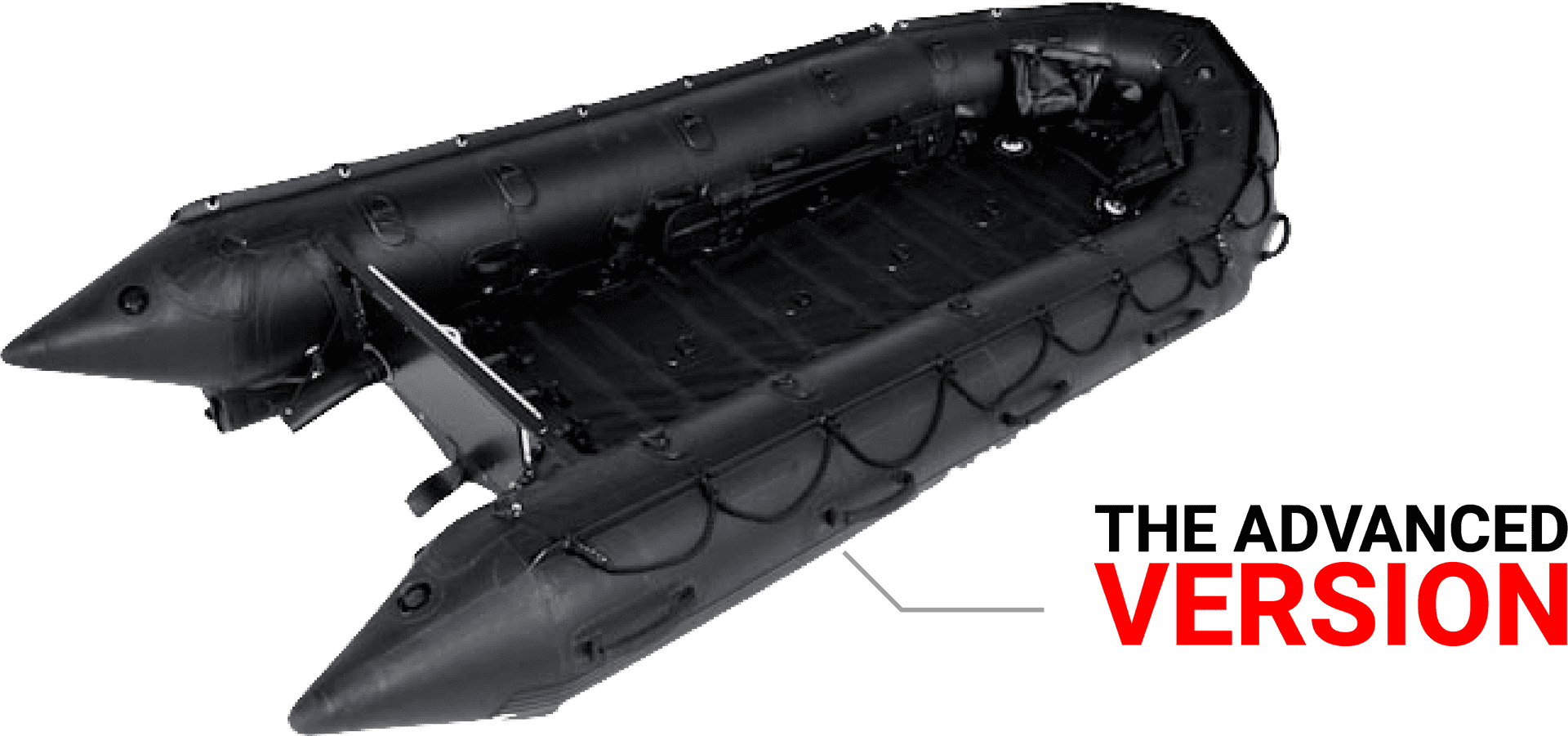 Black Inflatable Raft Advanced Version PNG