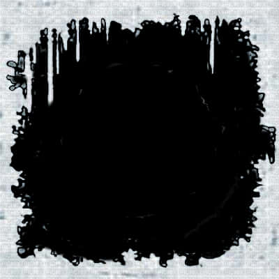 Black Ink Frame Texture PNG
