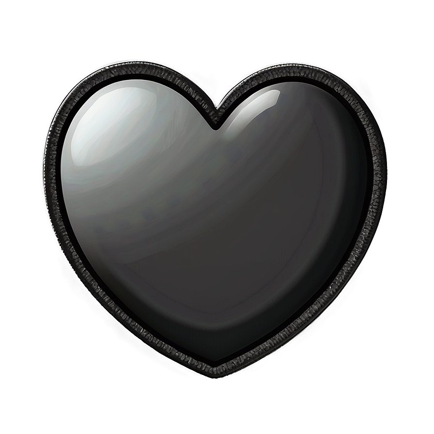 Black Instagram Heart Png 16 PNG