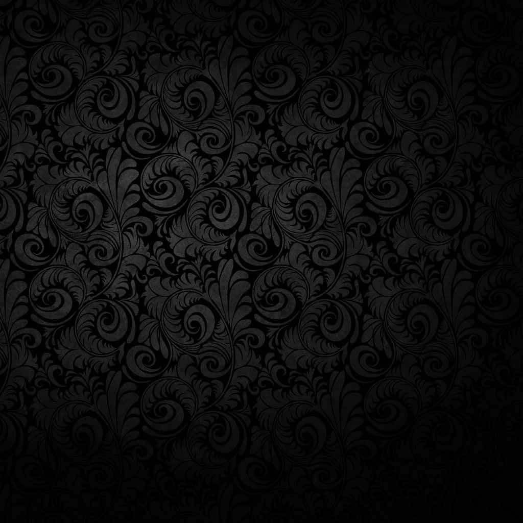 Black Ipad With Unique Spiral Patterns Wallpaper