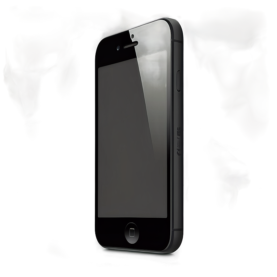 Black Iphone Mockup Png 05252024 PNG