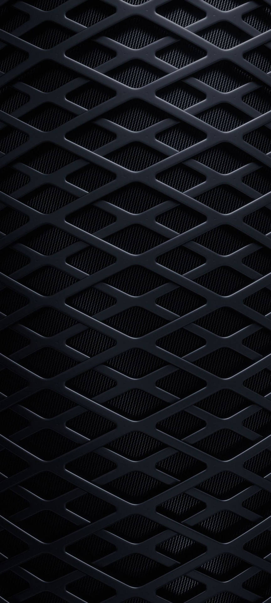 Black Iphone Rhombus Grid Picture