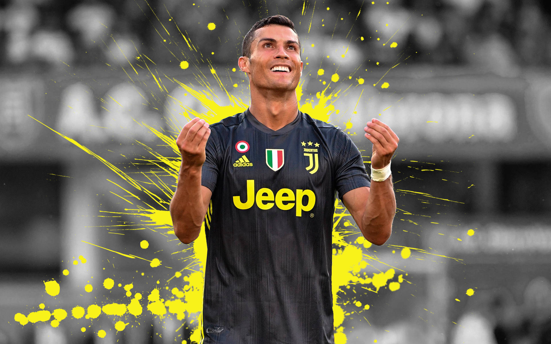 Black Jeep Jersey Cristiano Ronaldo Hd 4k Wallpaper