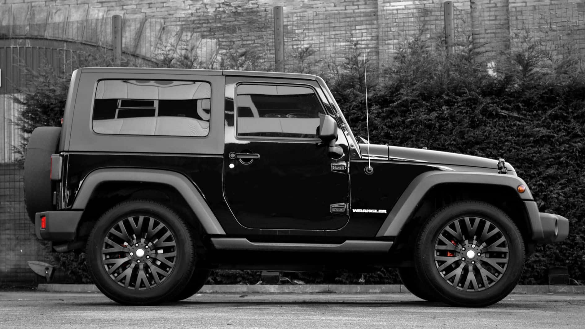 Turn heads with the stunning Black Jeep
