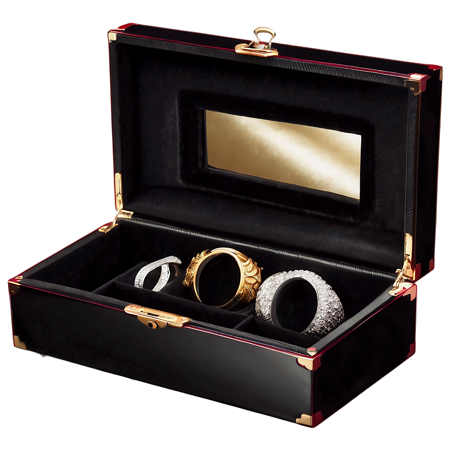 Black Jewelry Box Png 6 PNG