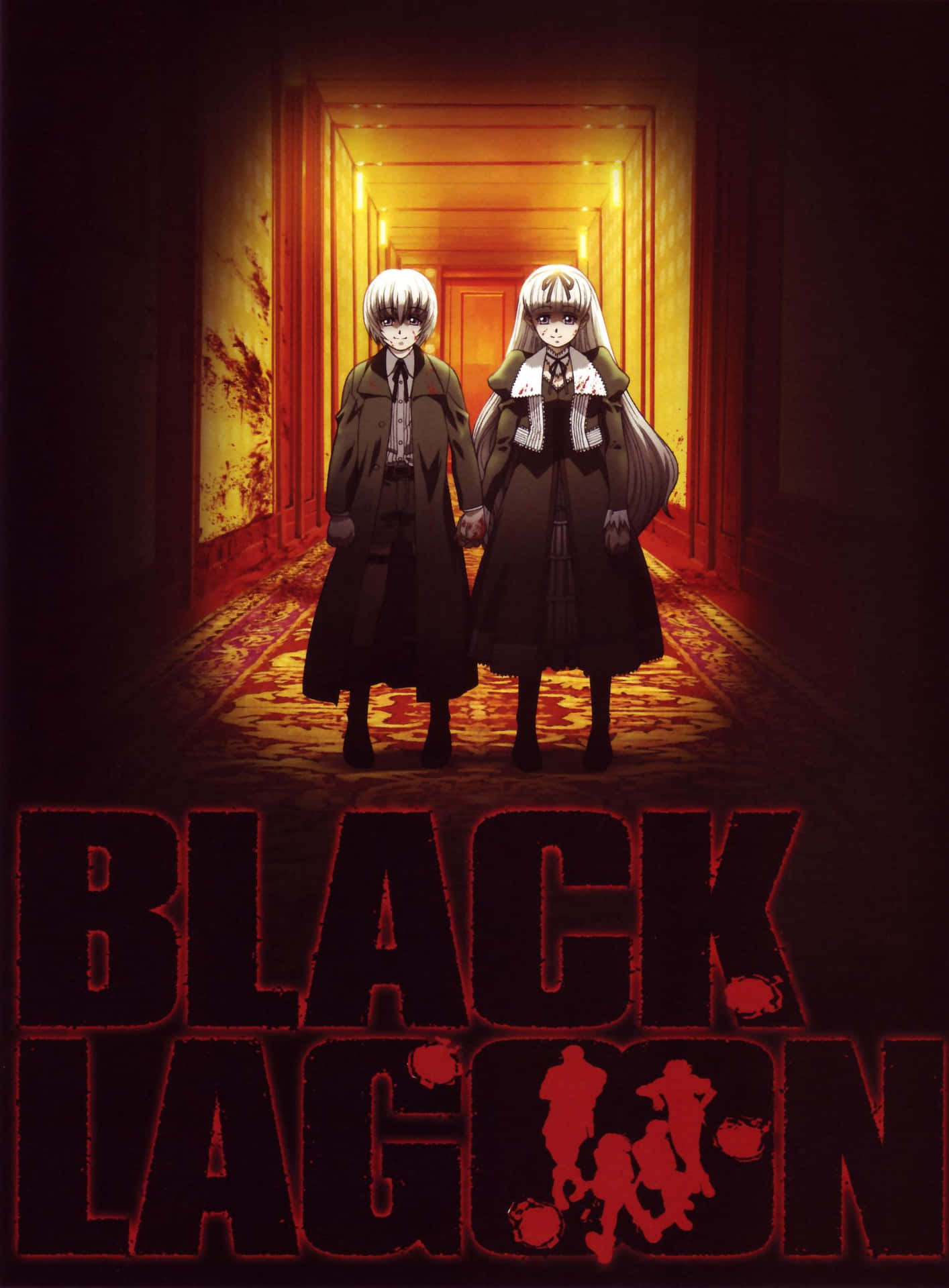 Black Lagoon Hansel Og Gretel Korridor Bakgrunnsbildet