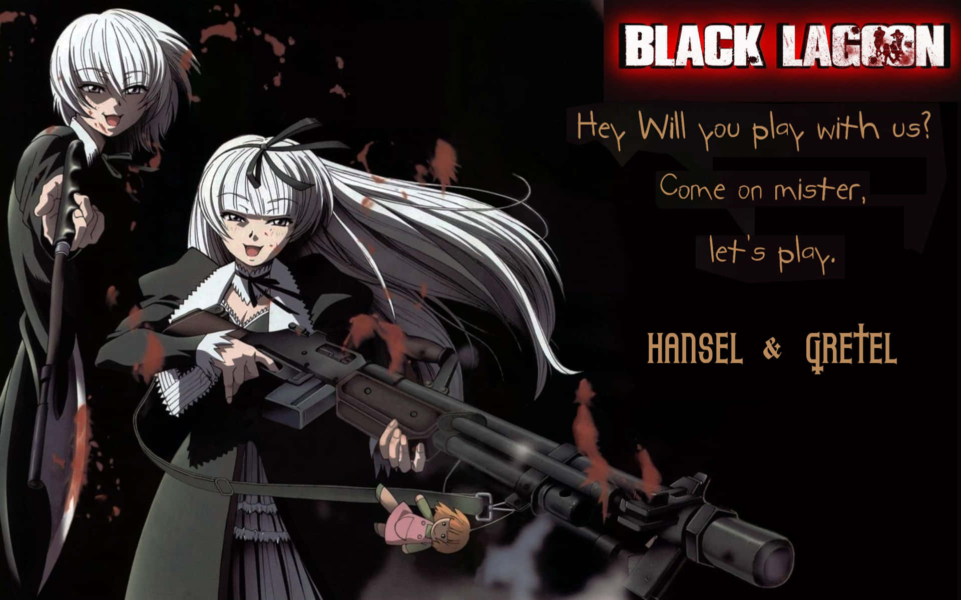 Black Lagoon Hansel Ja Gretel Kaksoset Taustakuva