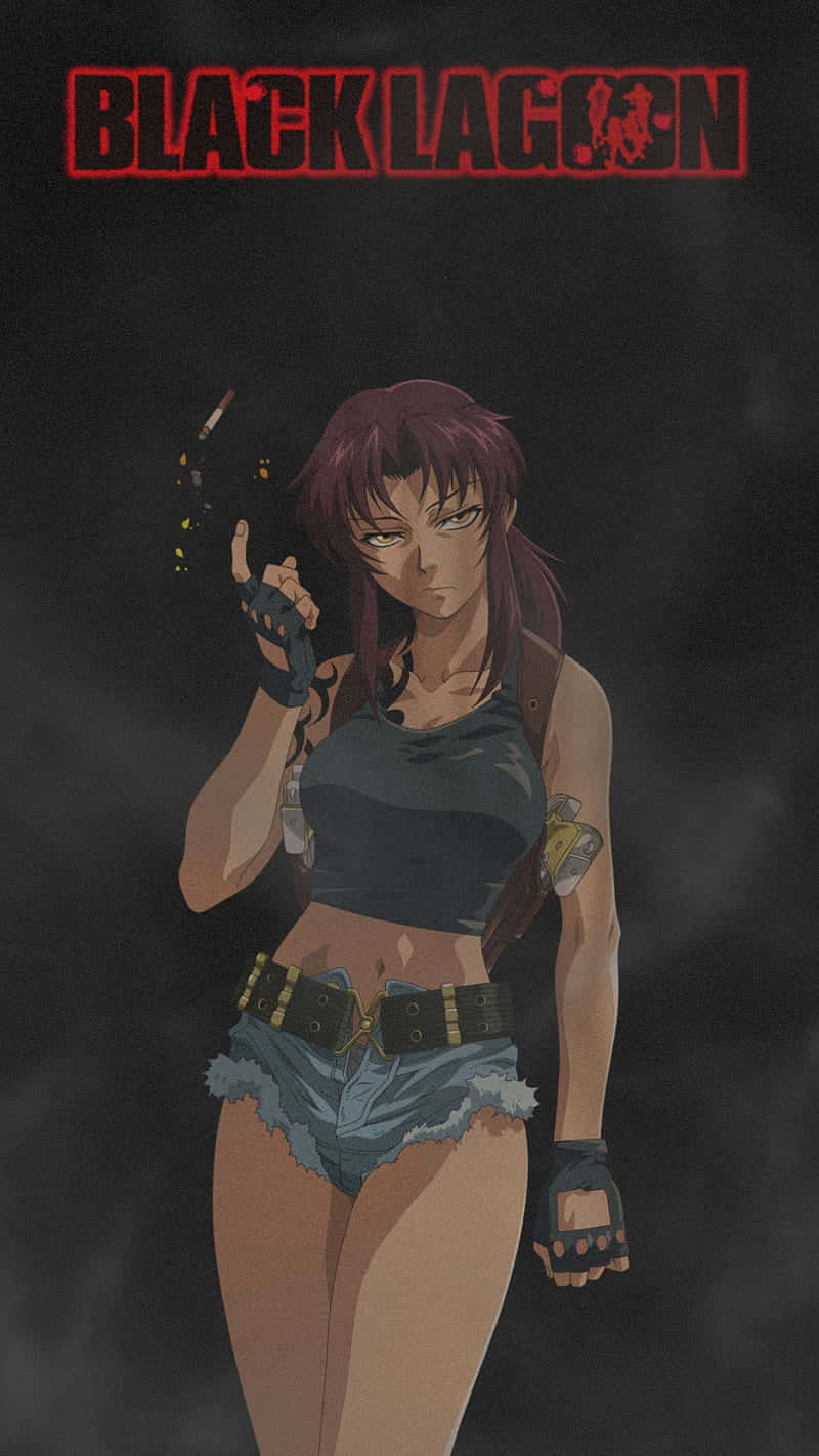 Black Lagoon Revy Personage Pose Achtergrond