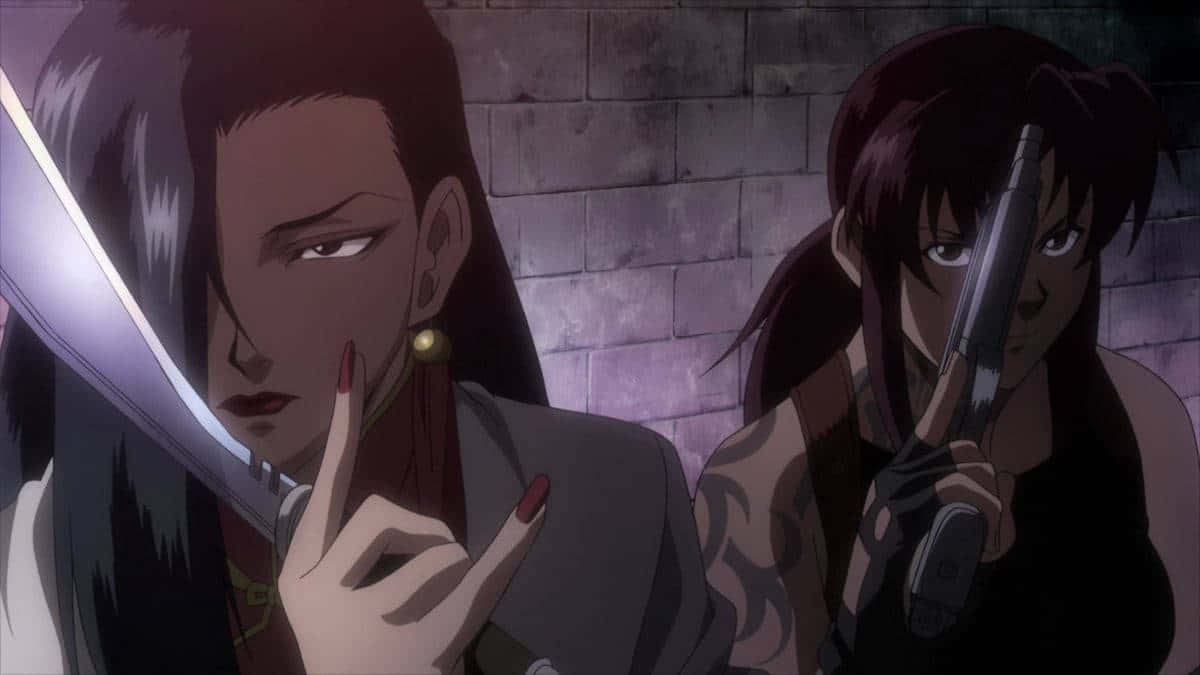 Roberta Et Revy De Black Lagoon Prêtes À L'action Fond d'écran