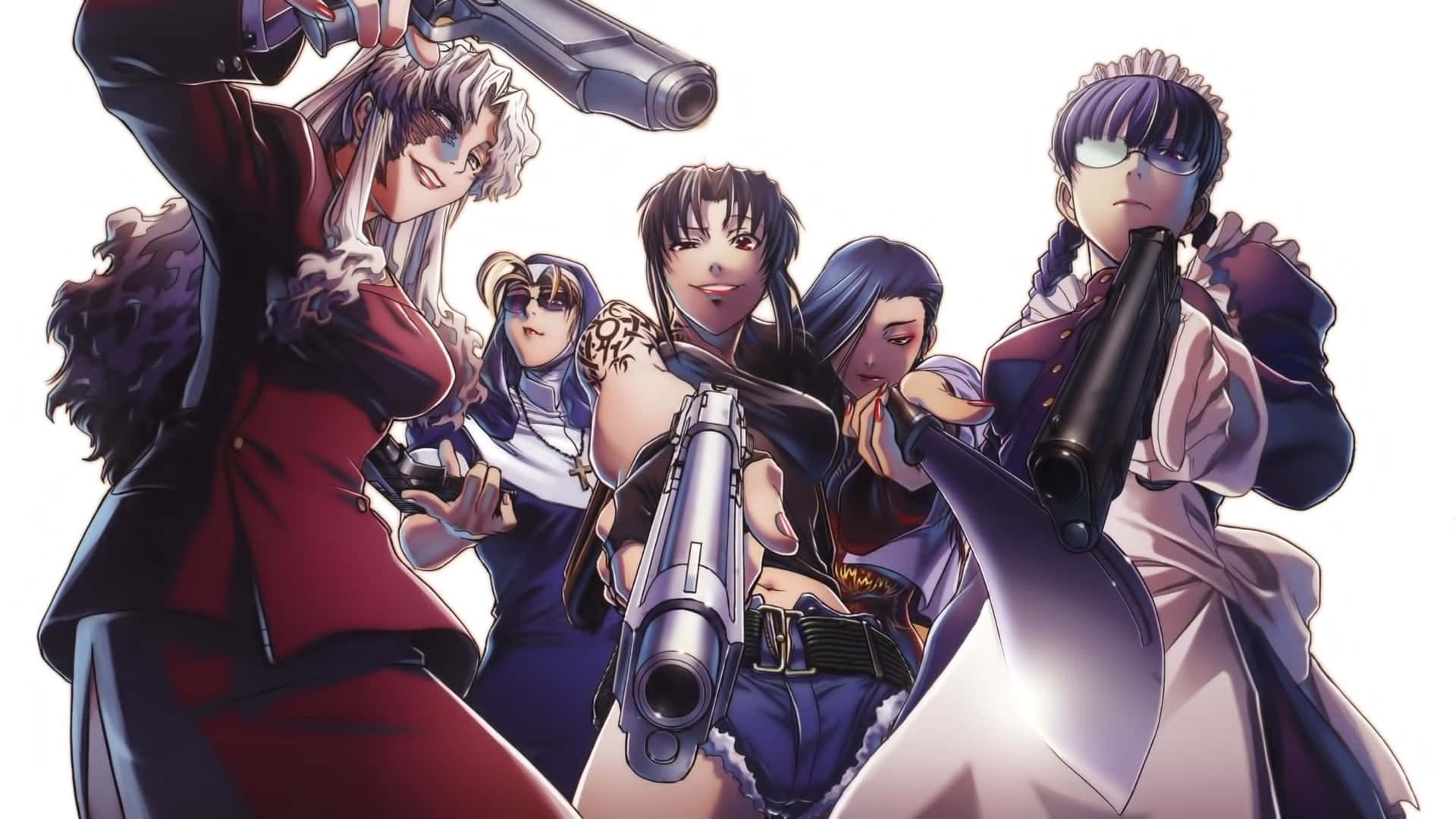 Équipe De Black Lagoon Armée Et Prête Fond d'écran