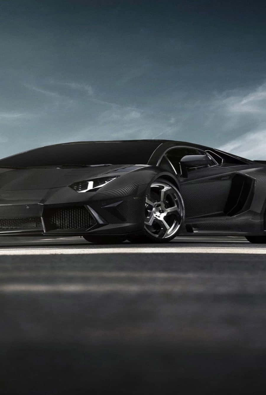 Matte Black Lamborghini Iphone Aventador Wallpaper