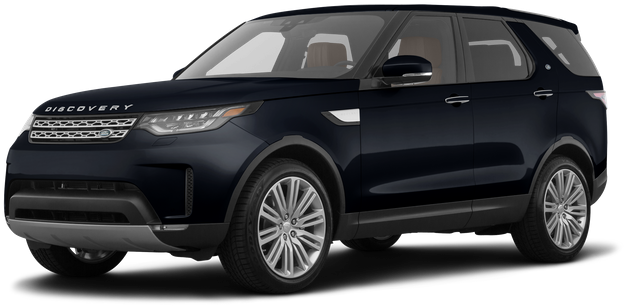 Black Land Rover Discovery Side View PNG