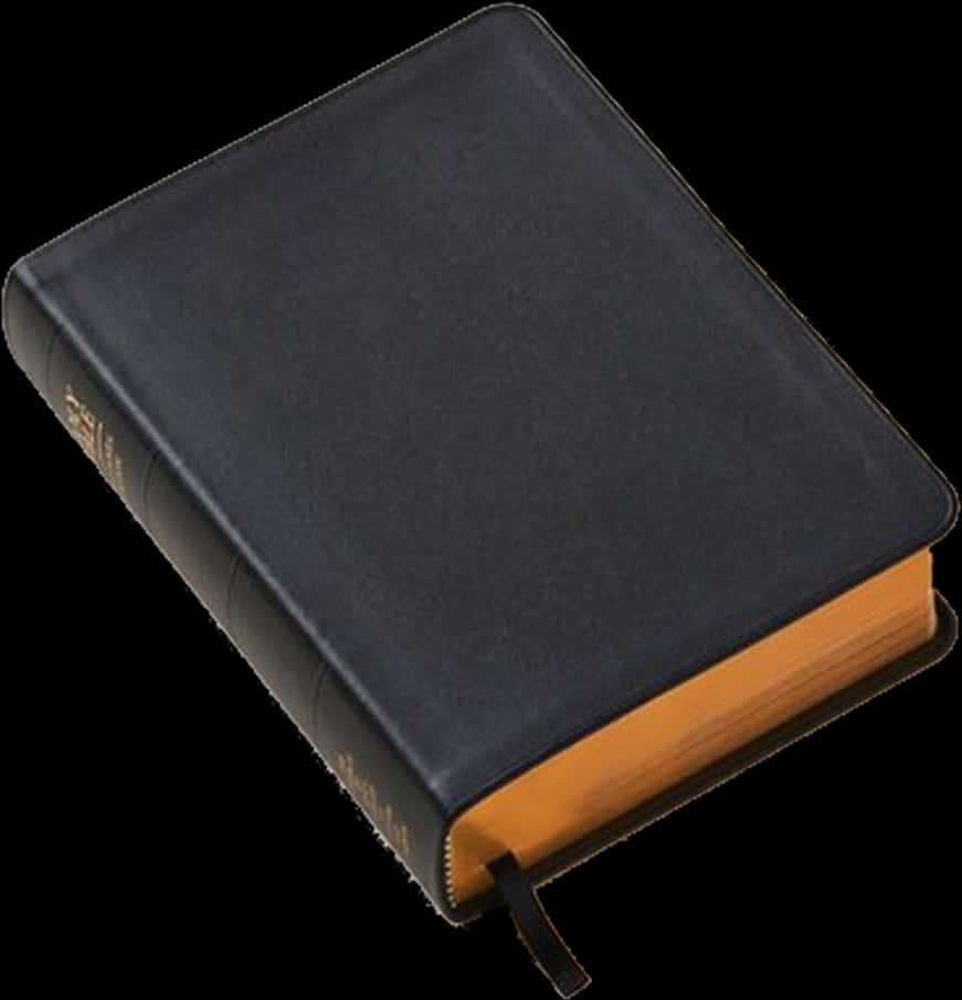 Black Leather Bible PNG