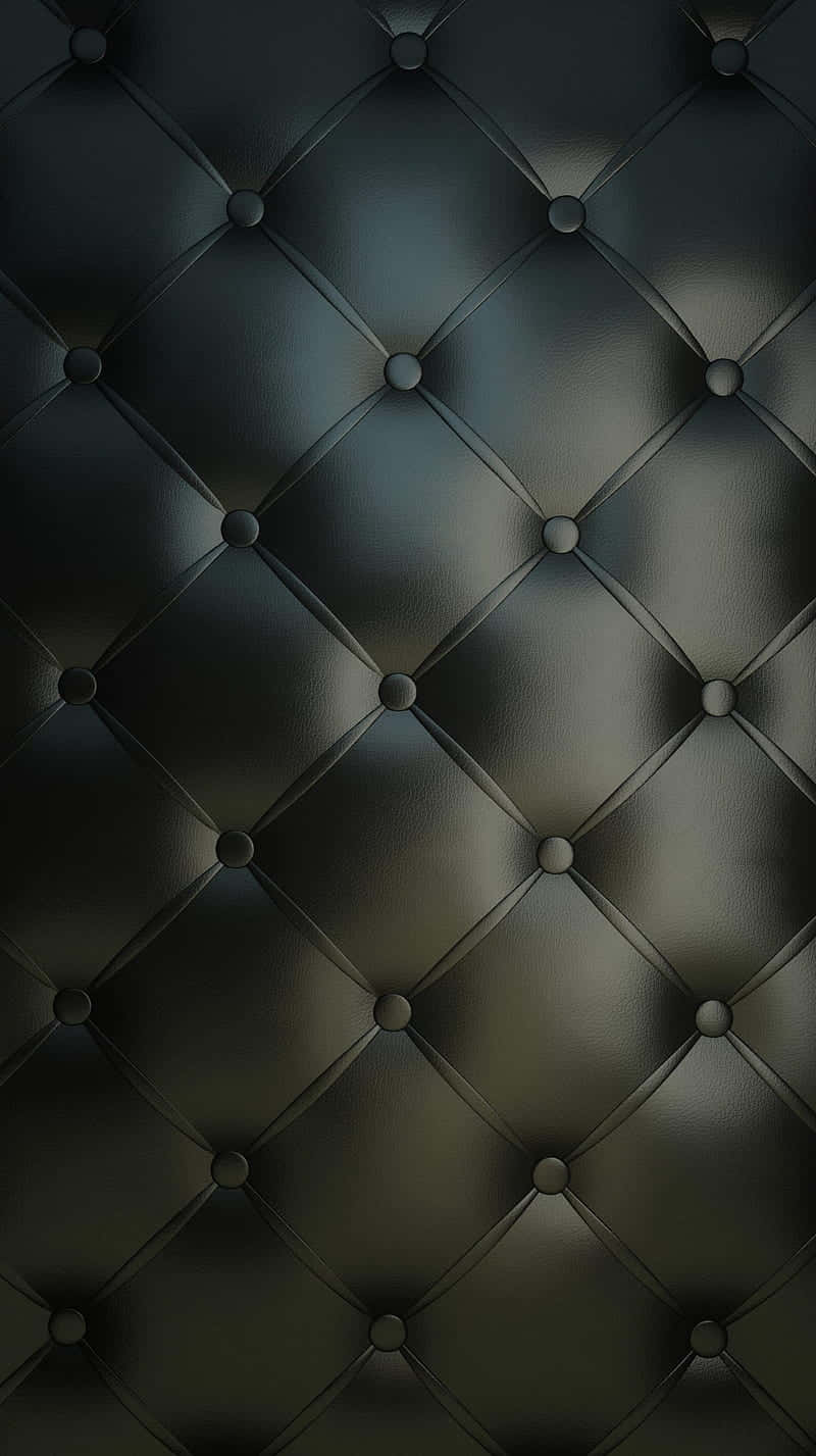 Black Leather Wallpaper With A Pattern Wallpaper
