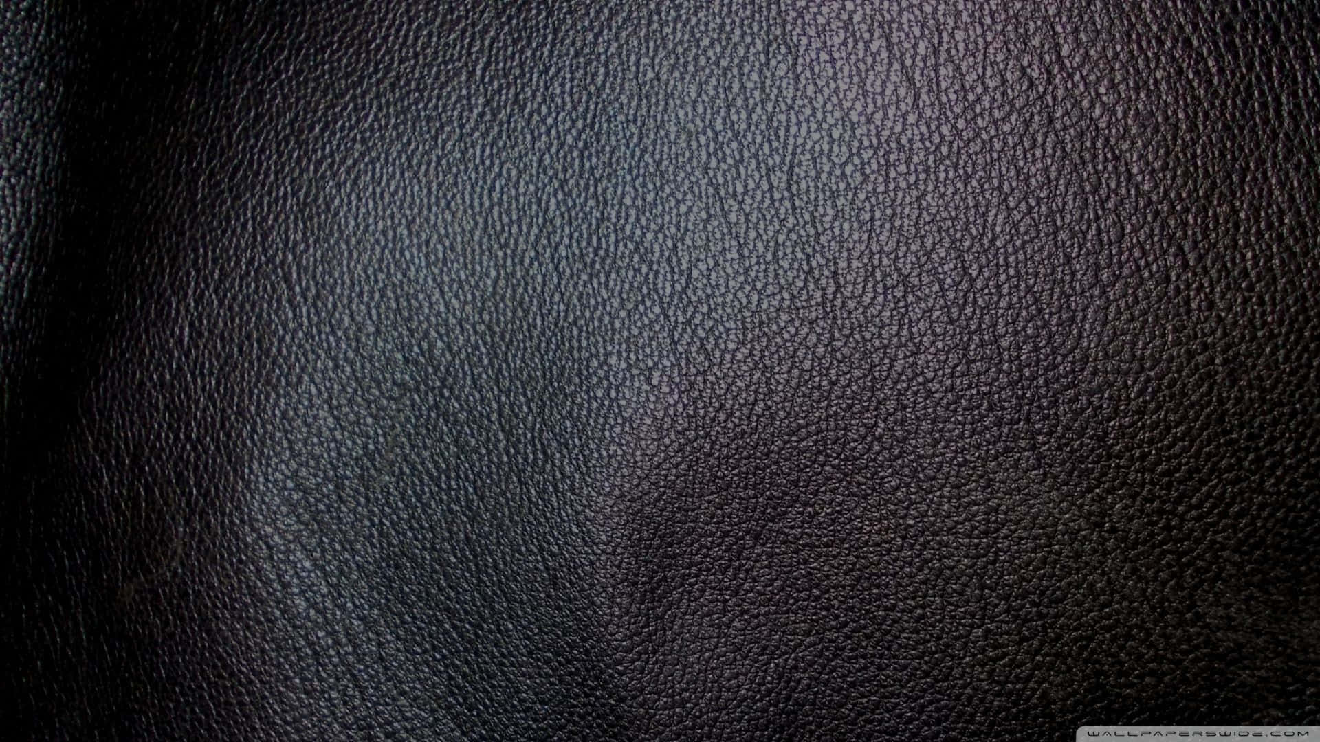 Get the luxurious look and feel of black leather Wallpaper