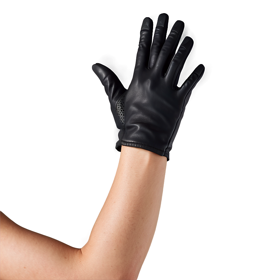 Black Leather Gloves Png 90 PNG