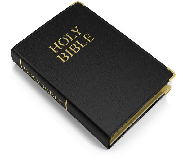 Black Leather Holy Bible PNG